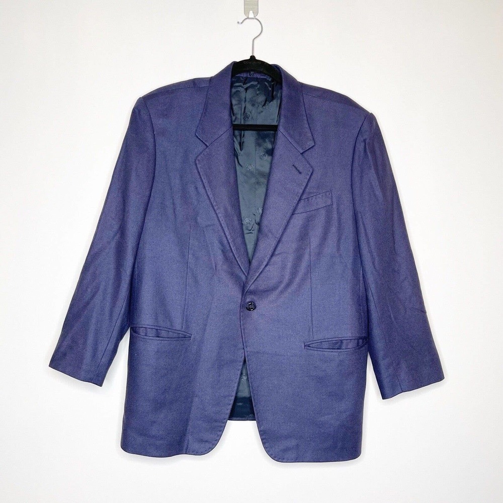 Men's Piacenza Silk Cashmere Blazer Navy Size 44